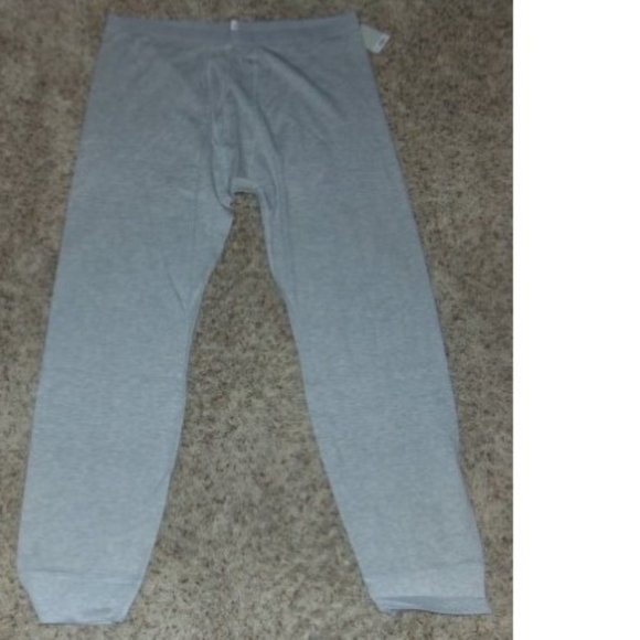 Mens Thermal Underwear Lite Gray 2XLT Tall Croft & Barrow Elastic Waist Winter - Picture 2 of 5